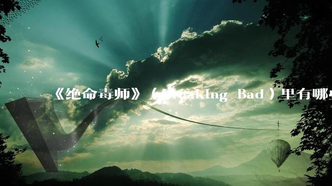 《绝命毒师》（Breaking Bad）里有哪些硬伤？